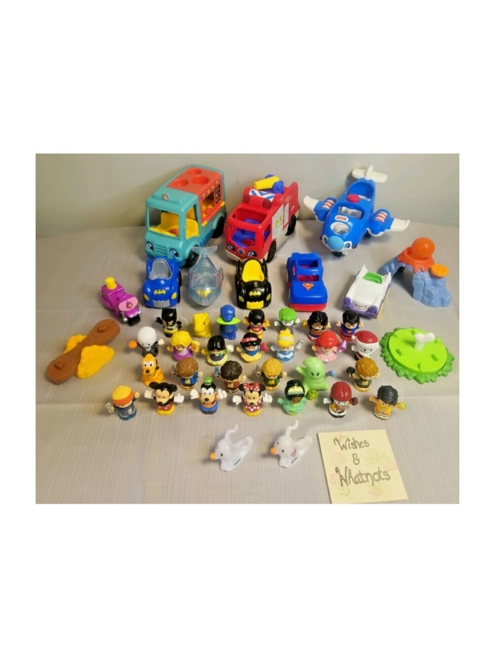 Fisher price Little People Disney|DC|Dino(29)|Car(9)| (LOT) 38 Items